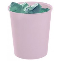 PAPELERA ECOGREEN 100% RECICLADO Y RECICLABLE ROSA PASTEL 18 LITROS 290X310 MM ARCHIVO 2000 2001 RS PS (Espera 4 dias) en Huesoi